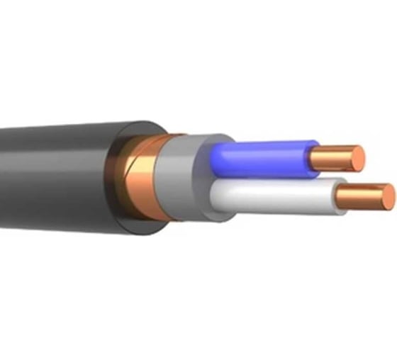 Кабель силовой экранированный ВВГЭнг(A)-LS ПРОВОДНИК 2x4 мм2 2м OZ62996L2 1