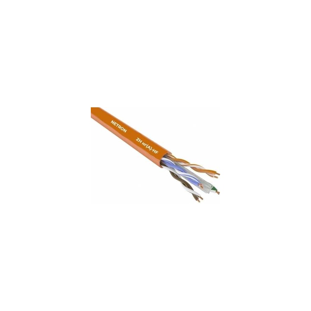 Кабель витая пара NETRON U/UTP Cat 5e ZH нг(А)-HF 4x2x0,52 325178 ...