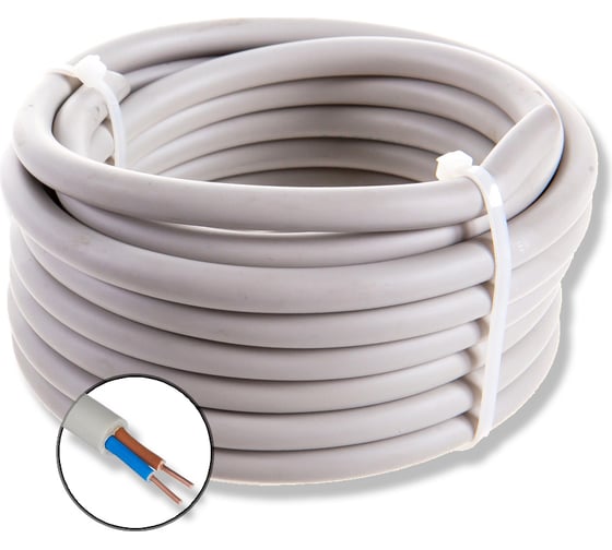 Кабель силовой круглый NYM ПРОВОДНИК 2x10 мм2 30м OZ76058L30