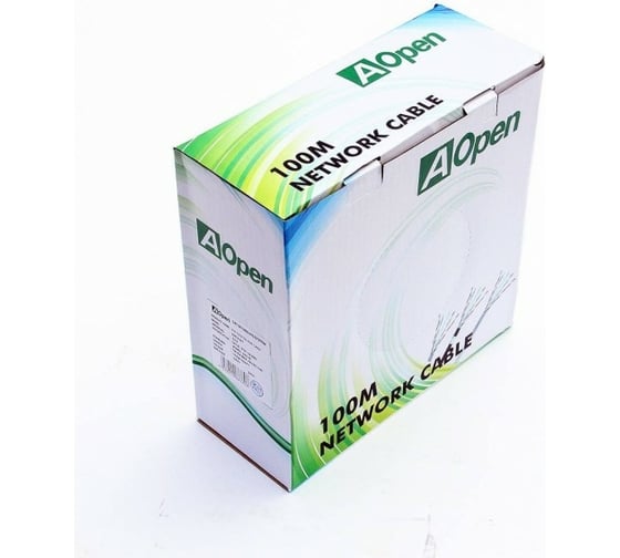 Кабель AOpen/Qust FTP 4 пары кат.5е бухта 100м p/n: ANC5241