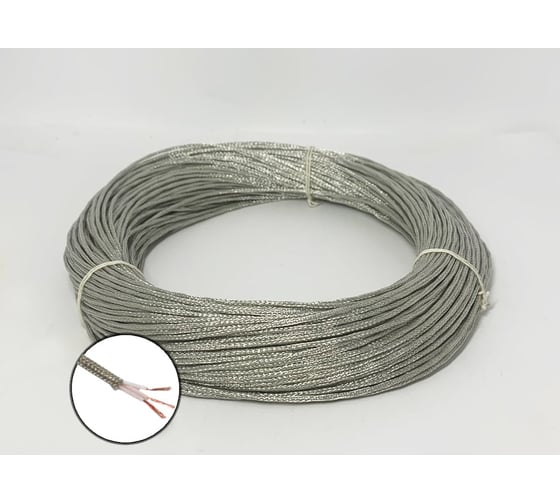 Термостойкий монтажный провод МГТФЭ ПРОВОДНИК 3x0.2 мм2 100м OZ70530L100