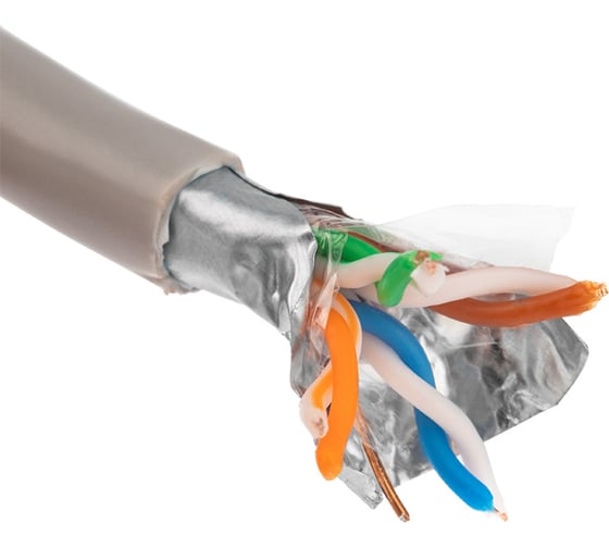 Кабель PROconnect витая пара FTP 4PR 24AWG, CAT5e бухта 305 м 01-0152