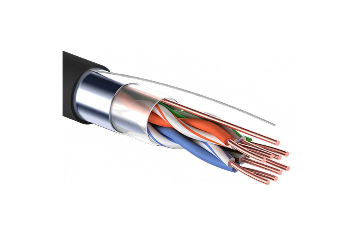 Кабель PROconnect витая пара FTP 4PR 24AWG, CAT5e наружный OUTDOOR ...