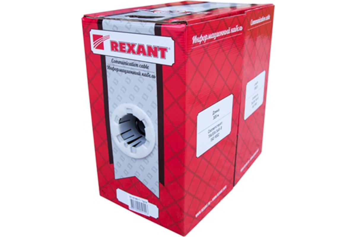 Ftp 4pr rexant. Кабель FTP 4pr 24awg cat5e Outdoor Rexant (01-0146), м. 1. Кабель витая пара FTP 4pr 24awg, cat5e наружный (Outdoor) (бухта 305 м) (etm01-0146). Кабель FTP 4pr 24awg cat5e Rexant , м. Кабель "Rexant 01-0146", 305 м.