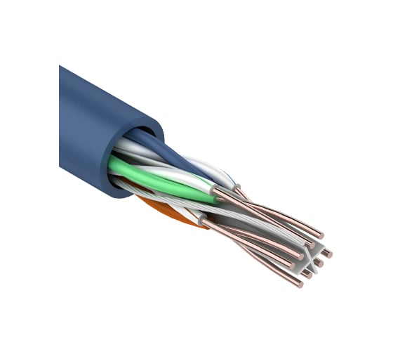Кабель REXANT витая пара  UTP 4PR 23AWG, CAT6A 01-0057