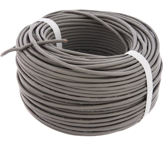 Кабель PROconnect UTP 4PR 24AWG, CU , CAT5E, 100 МГц, PVC, серый, бухта 100 м 01-0052-100