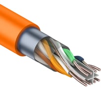 Кабель REXANT витая пара FTP 4PR 23AWG, CAT6 нг-HF, LSZH  01-0151
