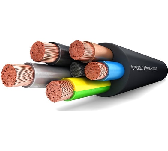 Силовой гибкий кабель H07RN-F 3x4 Top Cable XTREM 10 метров арт.3003004