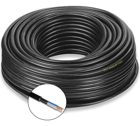 Кабель контрольный ПРОВОДНИК КППГЭнг(A)-FRHF 4x0.75 мм2 50м OZ101485L50 1