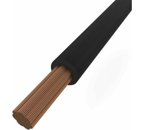 Гибкий сварочный кабель REXANT КГтп-ХЛ 1х50 кв.мм, длина 3 метра 01-8414-3