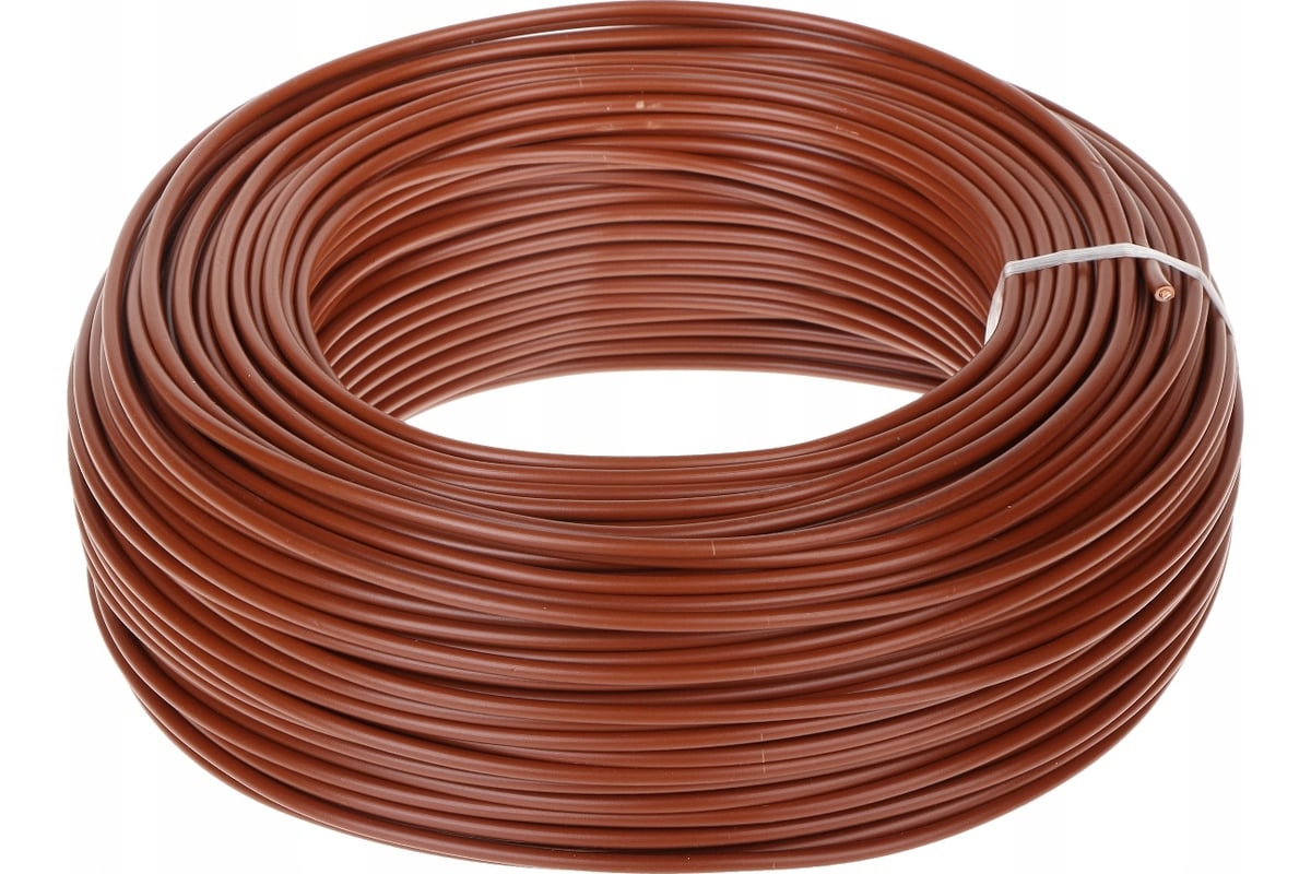 Провод автомобильный ПРОВОДНИК ПГВА 1x50 мм2, Коричневый, 20м ...