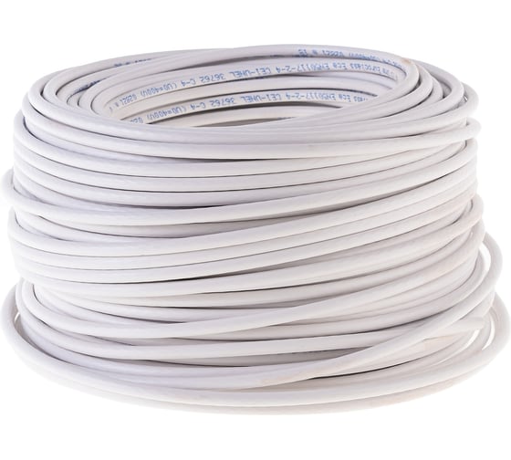 Коаксиальный кабель CAVEL, SAT 50 M, 100м, 75 Ом, 1,0 мм Cu, CuSn 37%, 6,6 мм PVC, белый C00000287