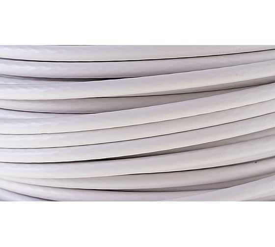 Коаксиальный кабель CAVEL, SAT 50 M, 100м, 75 Ом, 1,0 мм Cu, CuSn 37%, 6,6 мм PVC, белый C00000287