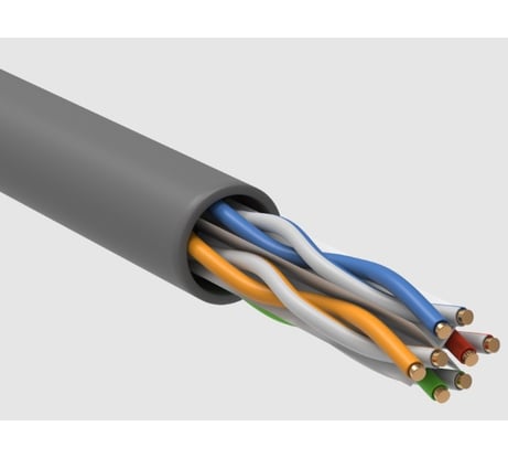 Кабель витая пара U/UTP Netron Cat 6 PVC нг(А)-LSLTx 4_2*0,57 325005