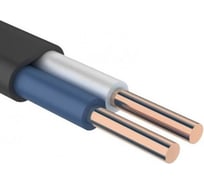 Кабель Промэл твердый плоский негорючий ВВГп-нг 2*1,5 ГОСТ 50М 4630017892228