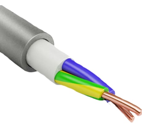 Кабель Промэл твёрдый круглый NUM-О 2*1,5 10м ГОСТ 4630017892822