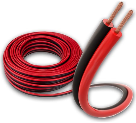 Кабель акустический Pro Legend 2x1.50мм2 омедненный красно-черный, 1 м. PL3106_1