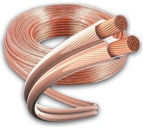 Акустический кабель Pro Legend, 2x0,75мм2, прозрачный, медь, Россия, 4 м. PL3004_4