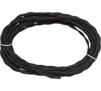 Провод МЕЗОНИНЪ монтажный витой ПВХ 2х2,5мм, цвет - черный GE70112-05