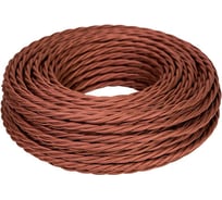 Провод МЕЗОНИНЪ монтажный витой ПВХ 2х1,5мм, цвет - коричневый GE70111-04