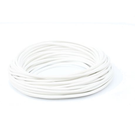Провод МЕЗОНИНЪ монтажный круглый ПВХ 2х0,75, цвет- белый GE70160-01