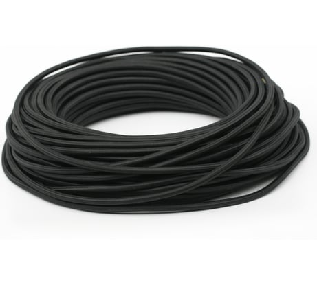 Провод МЕЗОНИНЪ монтажный круглый ПВХ 2х0,75, цвет- черный GE70160-05