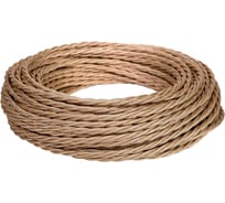 Провод МЕЗОНИНЪ витой ПВХ 2х1,5, цвет - бежевый перламутр GE70141-29