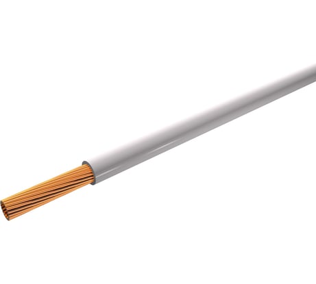 Провод iTOK пугвнг(а)-ls 1x4,0, гост, белый, 100 метров i-KPP-PUGVNG-LS-140-100-WHITE