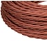 Витой кабель для Ретро проводки двухжильный Мезонинъ TV(3С-2V) + Internet (UTP CAT5E 24AWG), Бухта 45 метров, КОРИЧНЕВЫЙ GE72100-04 2