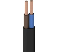 Шнур ОРЕОЛ ШВВП 2x0,5 мм, ГОСТ, черный, 200 м 00-00010687