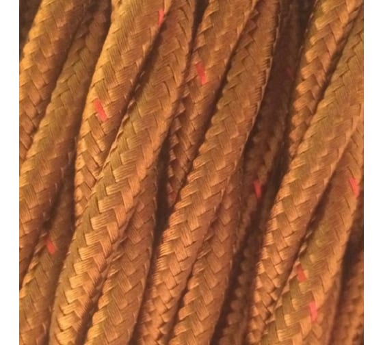 Витой матерчатый провод Salcavi Industrie 2x1,5 мм2, цвет бронза FRRTX-02X1.50BRO 1
