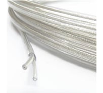 Плоский провод Salcavi Industrie 2х0,75мм2 прозрачный, 10 метров FRDR-02X0.75TRASP-10