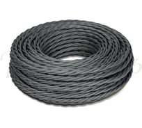 Провод МЕЗОНИНЪ монтажный витой ПВХ 2х1,5мм, цвет - графит GE70111-38