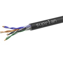 Сетевой интернет кабель витая пара SUPRLAN медный Median UTP Cat.5e 4x2xAWG24 Cu PE внешний 305м 01-0335-1