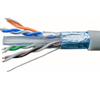 Сетевой интернет кабель витая пара SUPRLAN медный экранированный Six F/UTP Cat.6 4x2xAWG23 Cu LSZH нг/А/-HF внутренний 305м 01-1017