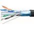 Сетевой интернет кабель витая пара SUPRLAN медный экранированный Six F/UTP Cat.6 4x2xAWG23 Cu PE внешний 305м 01-1018 1