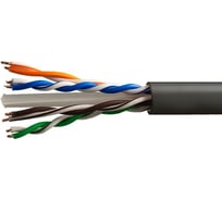 Сетевой интернет кабель витая пара SUPRLAN медный Six U/UTP Cat.6 4x2xAWG23 Cu PE внешний 305м 01-0314