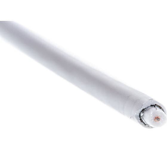 Коаксиальный кабель телевизионный Net.on RG-6 белый CCS 1,00 / Al 32x0,12 / PVC RW 100м 03-0101