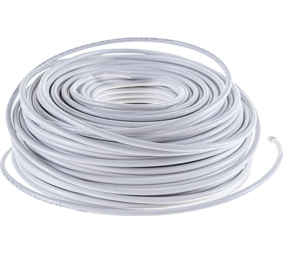 Коаксиальный кабель телевизионный Net.on RG-6 белый CCS 1,02 /18/ / FPE / Al-Pet-Al Foil / Al 48x0,12 / PVC RW 100м 03-0103