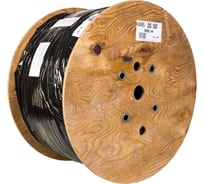 Коаксиальный кабель CAVEL DG 163 500м, 75 Ом, 1,63 мм Cu, 78% CuSn, 10,1 мм PE, черный C00000964