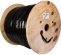Коаксиальный кабель CAVEL CATV 11 AP 500м, 75 Ом, 1,63 мм Cu, 63% CuSn, 10,1 мм PE, с тросом, C00000007