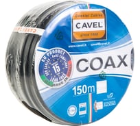 Магистральный кабель CAVEL RG 58 C/U 150м, 50 Ом, 19 х 0,18 мм CuSn, CuSn 93%, 5,0 мм PVC, C00000280