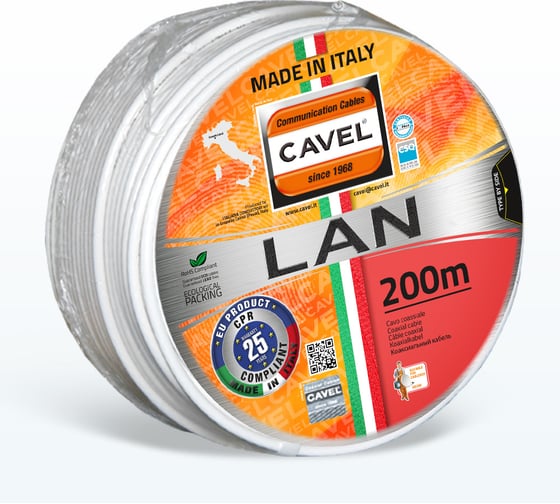 Витая пара CAVEL LAN 641-NE FTP 6-E 200 метров 16213640