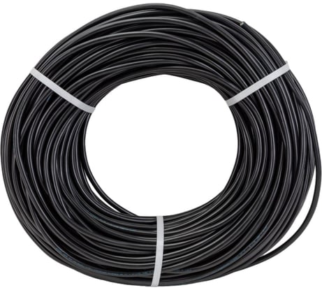 Провод ПВС Кабель-Арсенал 2x0,75, ГОСТ, черный, 100 м KARS-51129