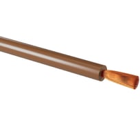 Провод TDM ELECTRIC ПуГВ 1x0,75, ГОСТ, на катушке, 600м, коричневый SQ0124-1582