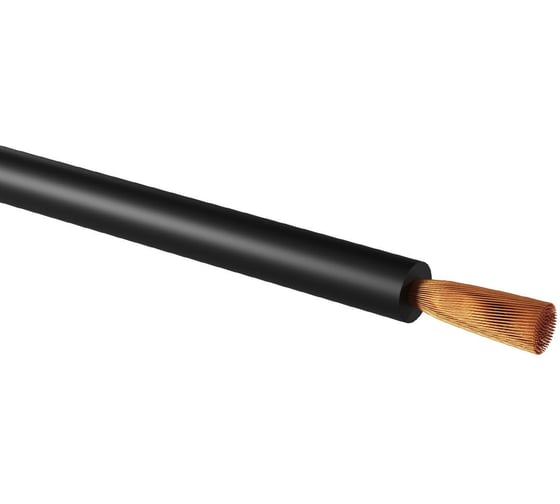 Провод TDM ПуГВ 1x10,0, ГОСТ, на катушке, 50м, черный SQ0124-1622