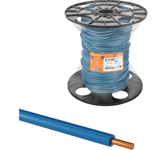 Провод TDM ELECTRIC ПуВнг(А)-LS 1x4,0 ГОСТ на катушке (300м), синий SQ0124-0120