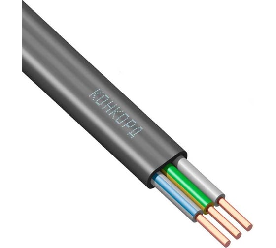 Кабель Конкорд ООО ППГ-Пнг(А)-HF 3x4,0(N, PE)-0,66 (100 м) 4112