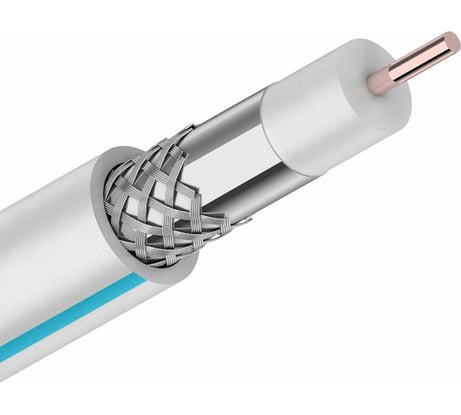 Коаксиальный кабель CADENA RG-6SAT-Optima standard белый MP RG-6SAT-OptblueMP