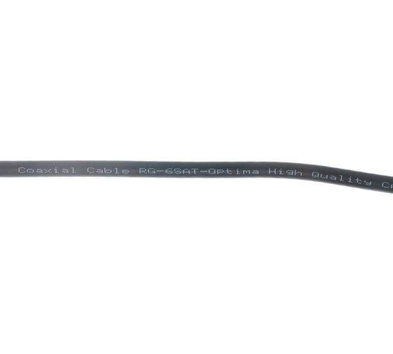 Коаксиальный кабель CADENA RG-6SAT-Optima высокого качества черный MP RG6SAT-Optima-CADBMP
